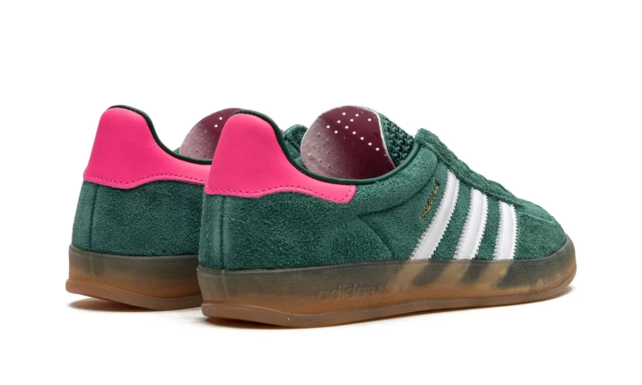 Adidas Gazelle Indoor Collegiate Green Lucid Pink (Women's)