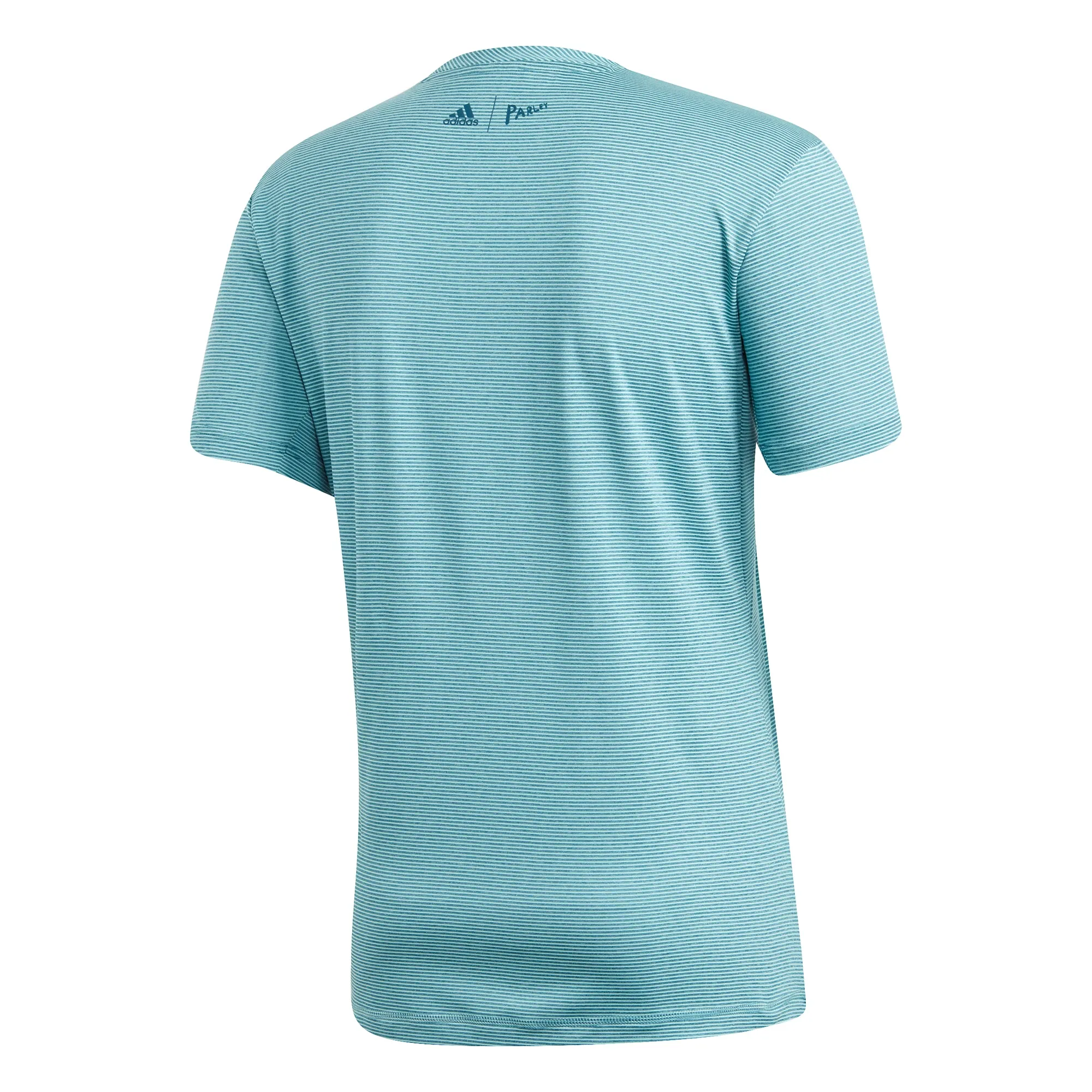 adidas Men's T-shirt - Parley Striped Blue Spirit DP0286