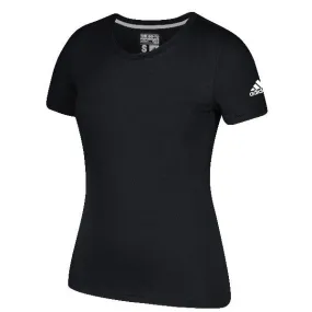 adidas Women's Black Go To Perfect Short Sleeve Crew