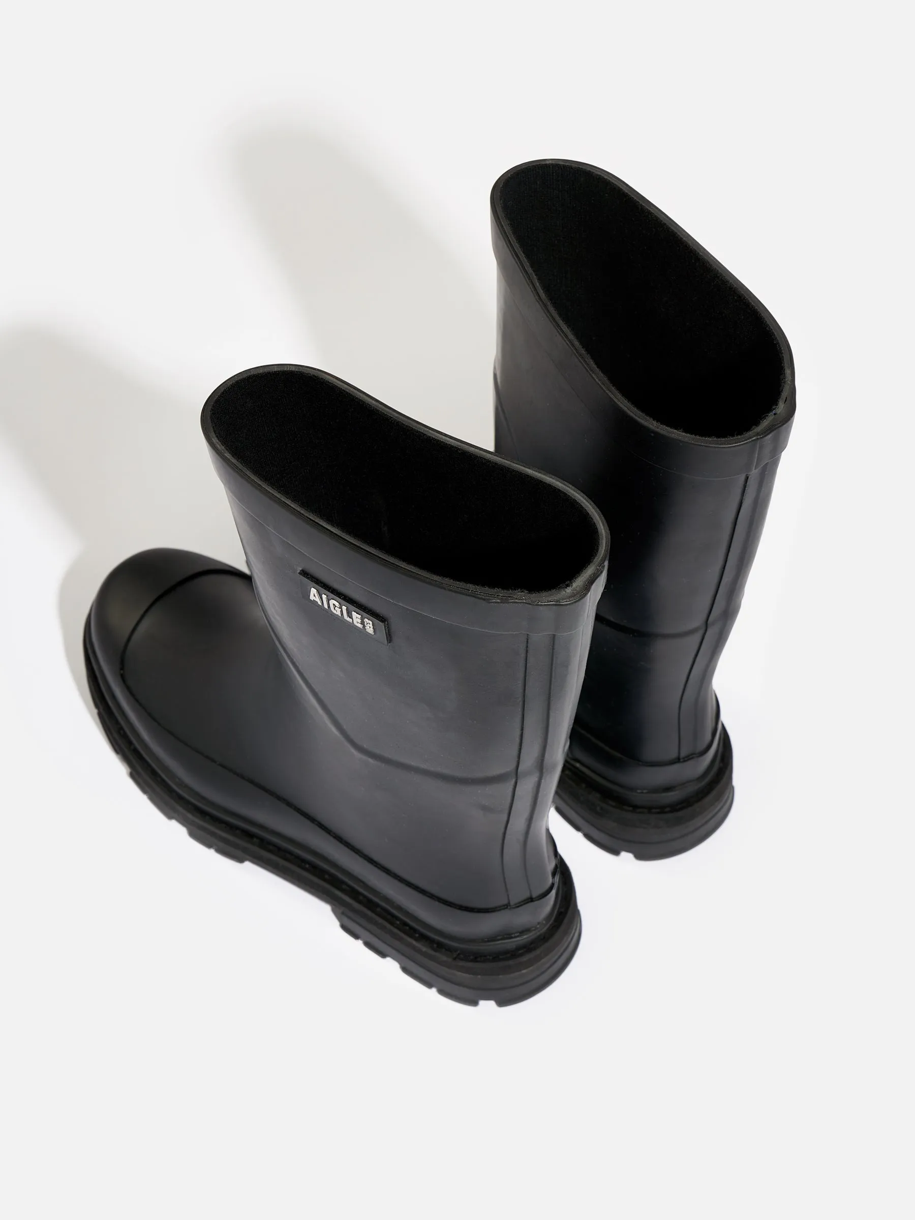 AIGLE | MID RAIN NOIR   BOOTS FOR WOMEN