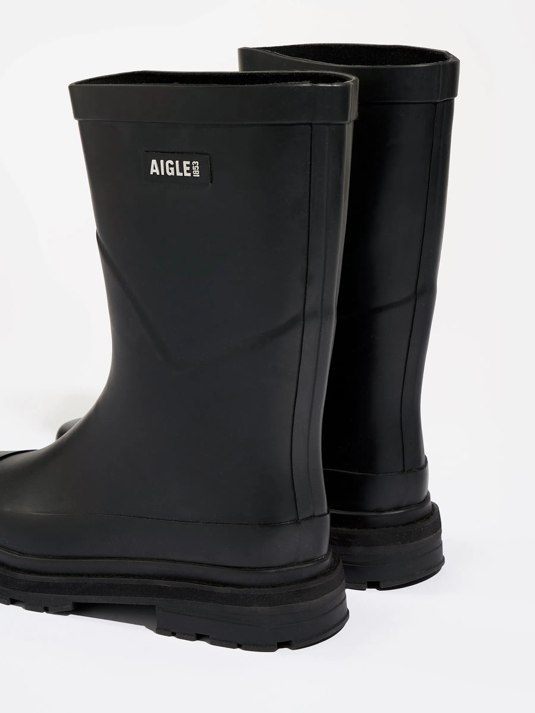 AIGLE | MID RAIN NOIR   BOOTS FOR WOMEN