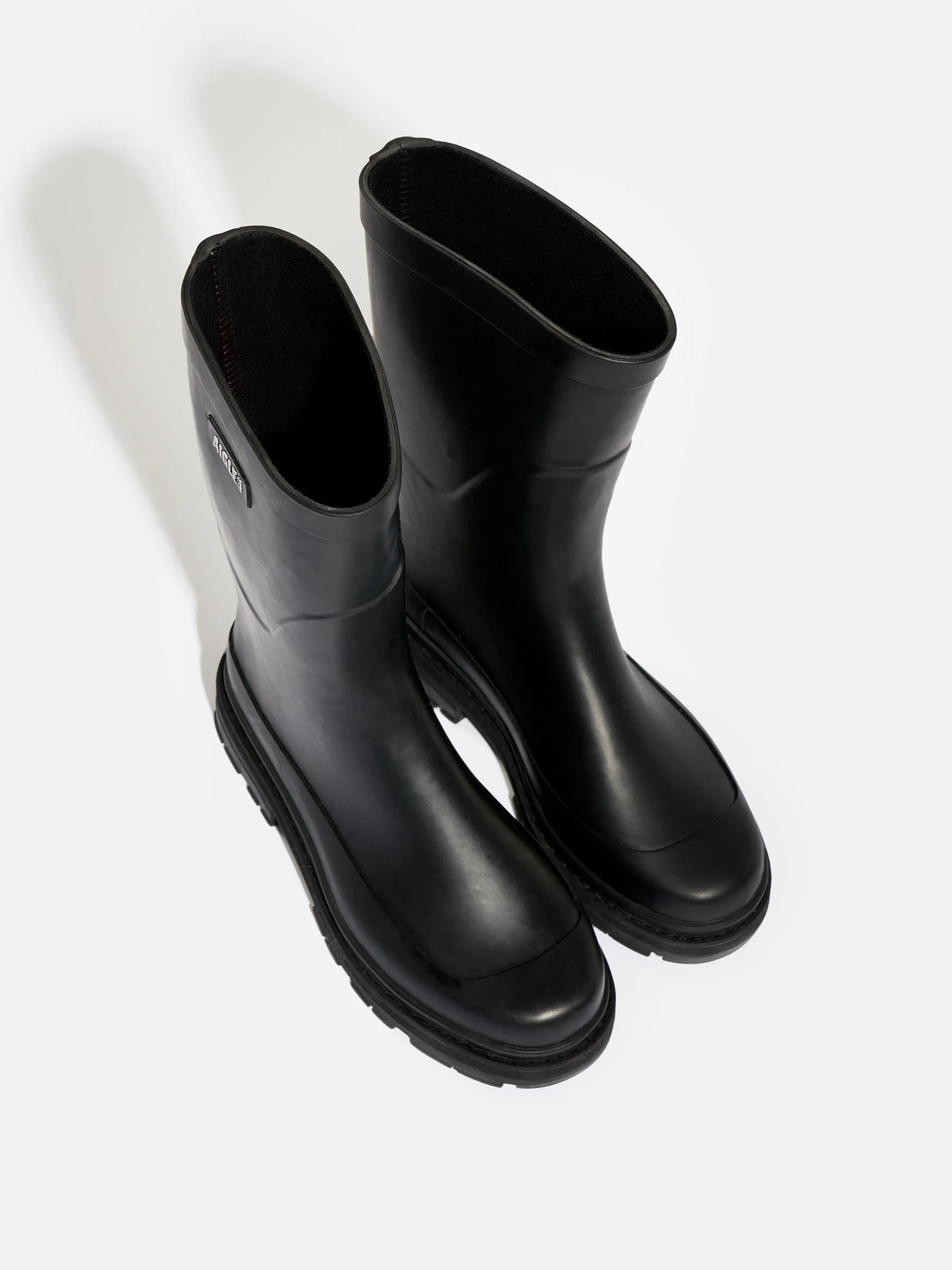 AIGLE | MID RAIN NOIR   BOOTS FOR WOMEN