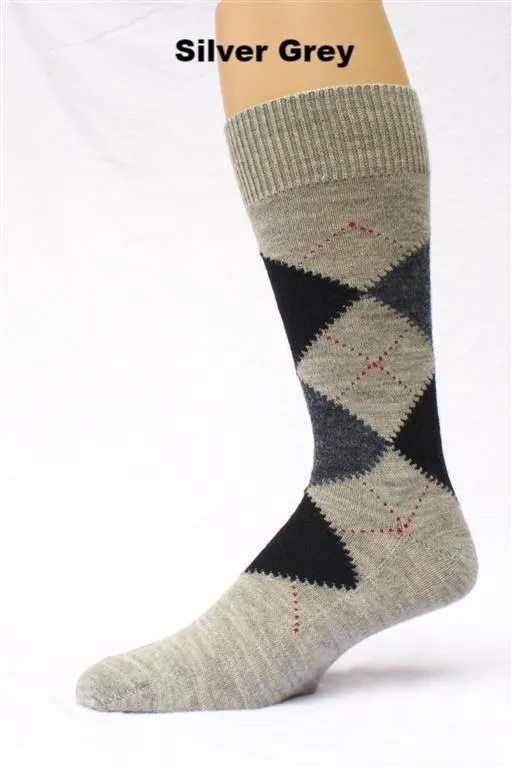 Alpaca Argyle Socks