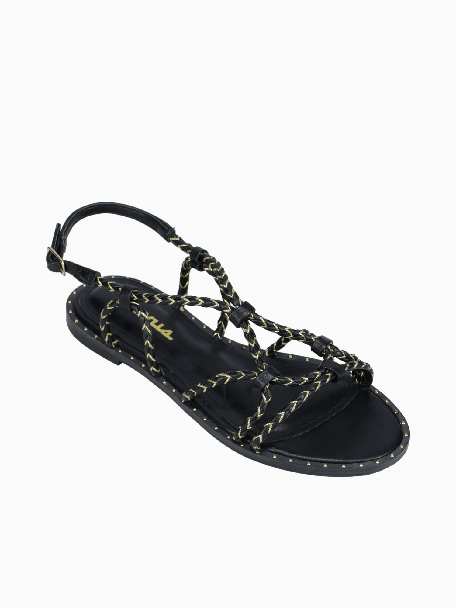 Anais Black Gold woven