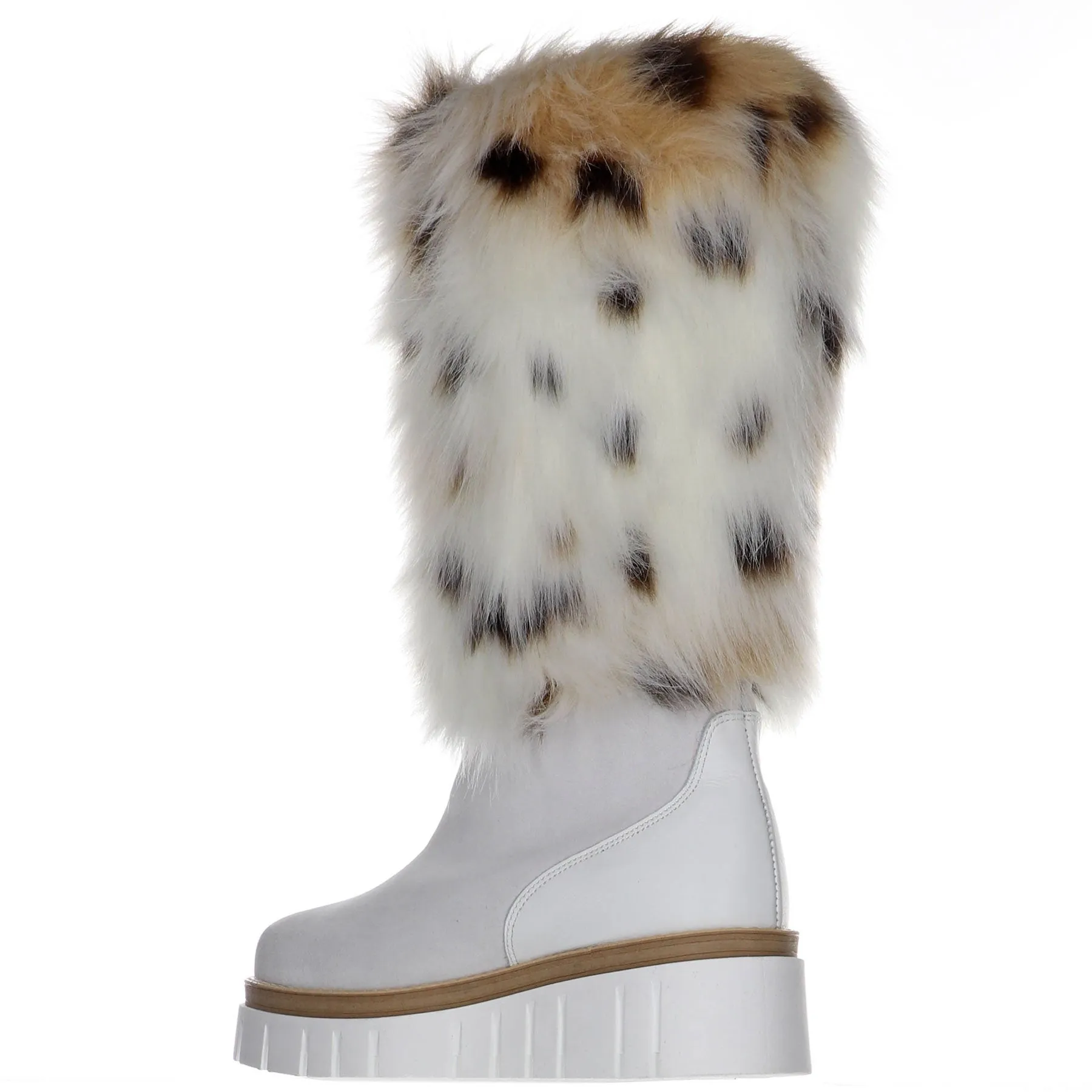 Anora-Eco Women's Suede and Faux Fur Boot