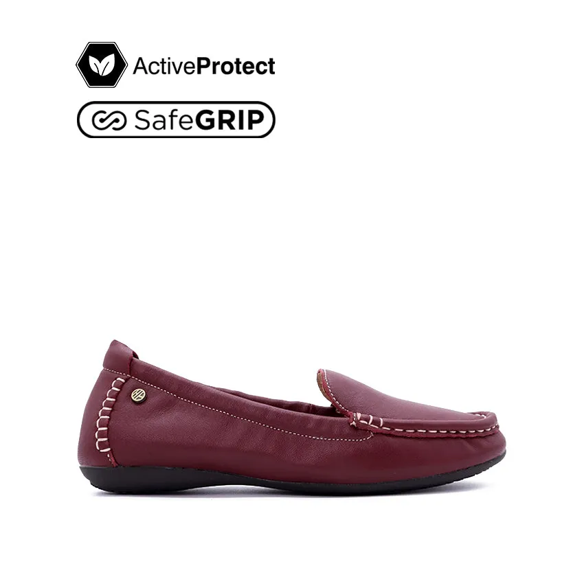 Bettina II Venetian Women's Shoes - Burgundy Leather