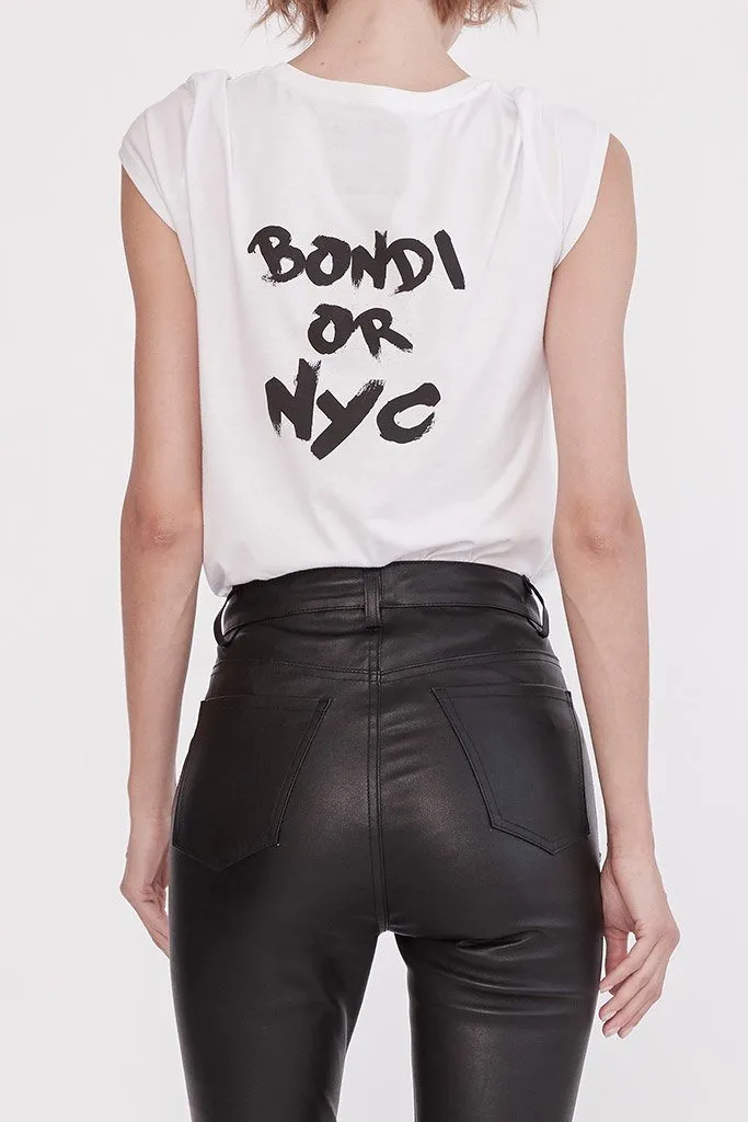 Bondi or NYC Tee Shirt Organic Cotton