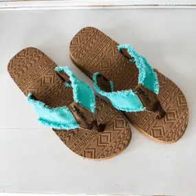 Brexly Flip Flop - Aqua