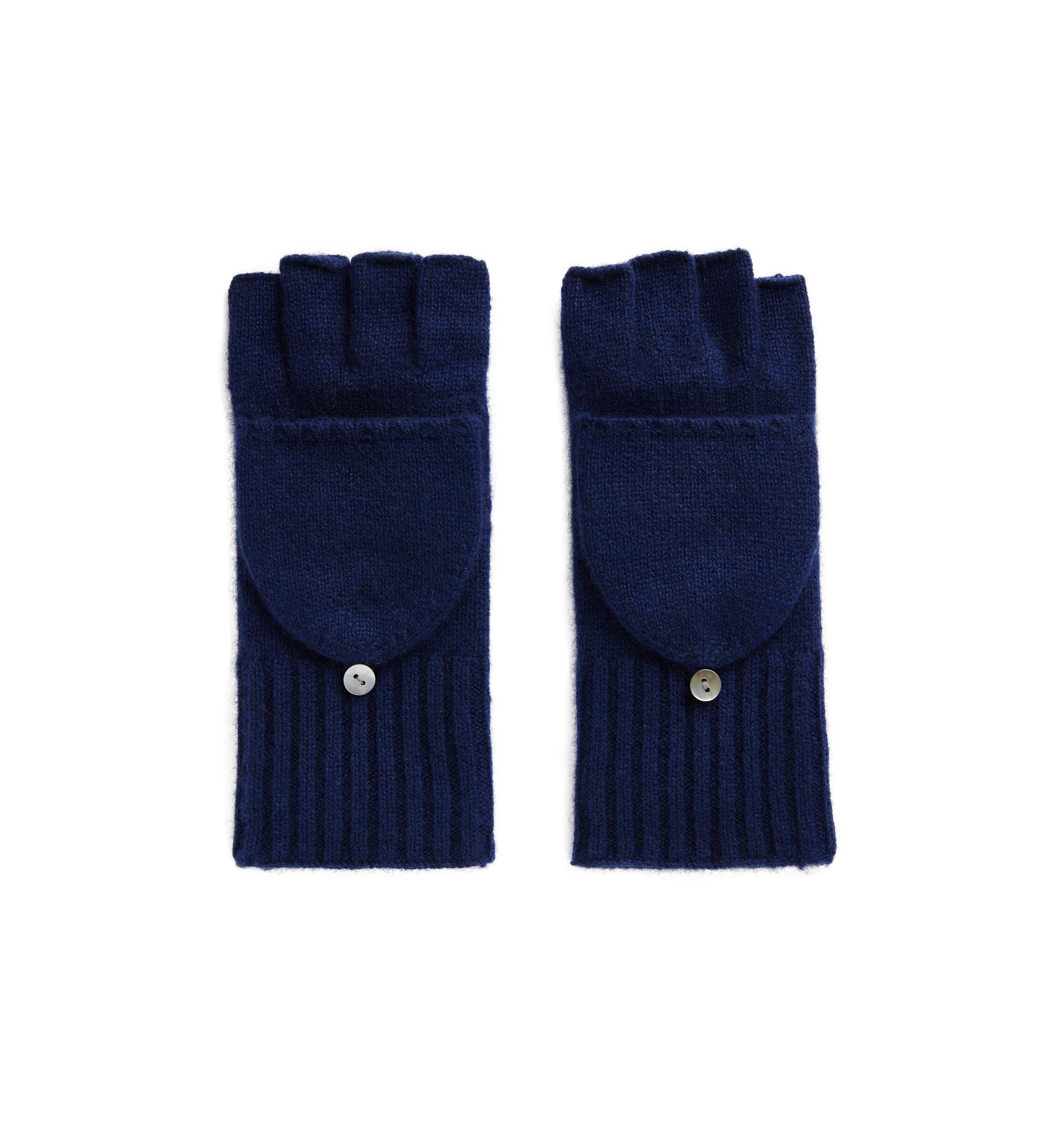 Cashmere Gloves - Navy Cashmere