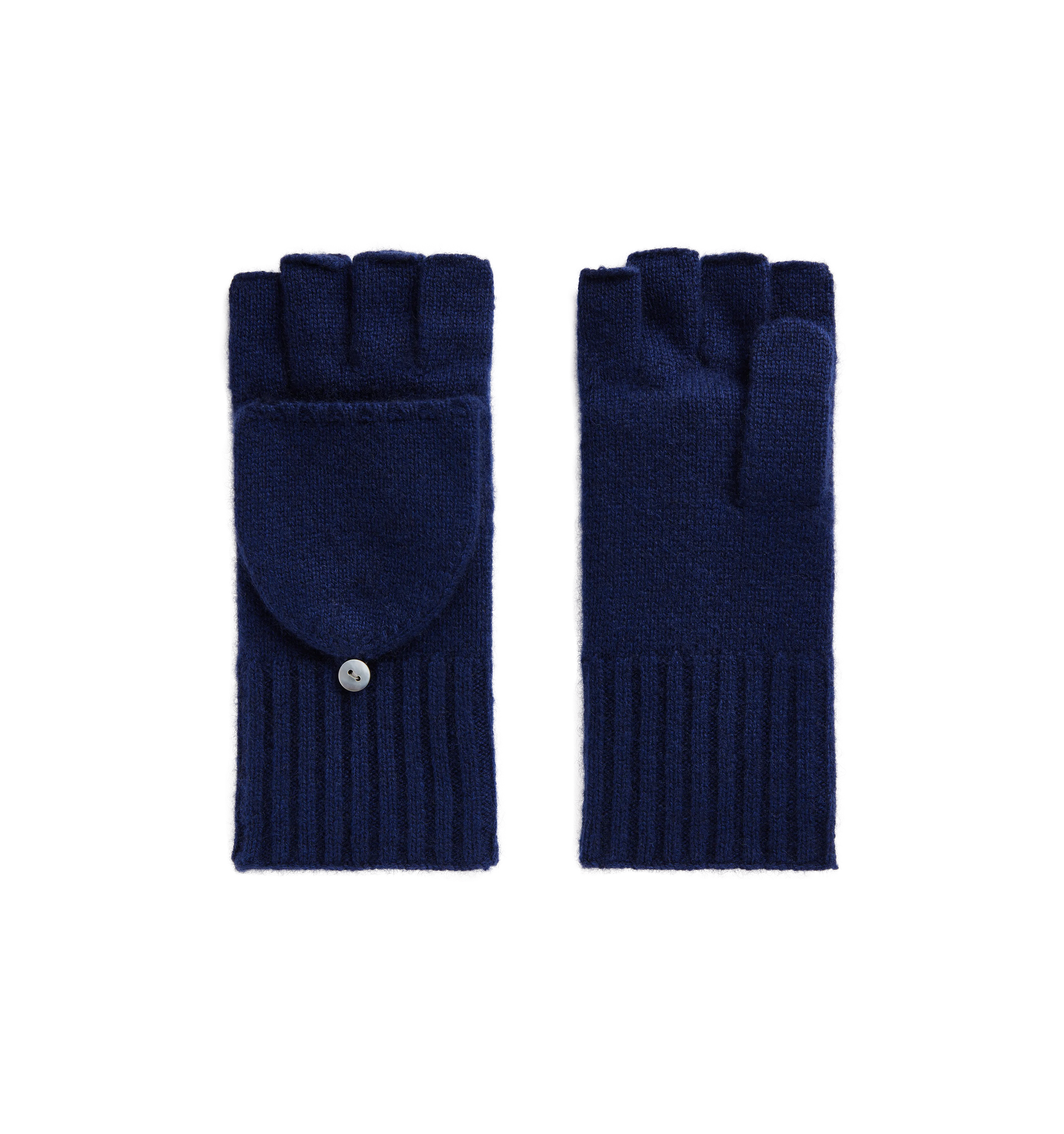 Cashmere Gloves - Navy Cashmere