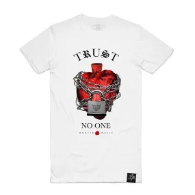 Chained Heart Tee White