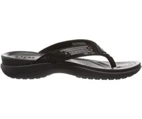 Crocs Capri V Sequin women's flip-flop sandal 204311 001 black