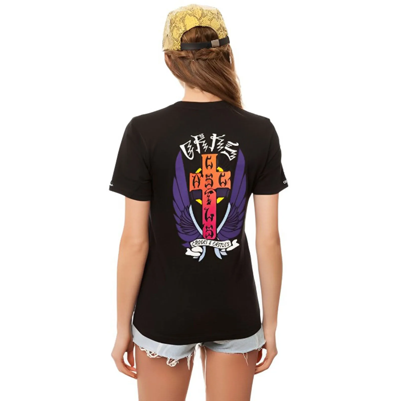 Crooks & Castles Anti-Social Knit Crew Women's Short-Sleeve Shirts (Brand New)