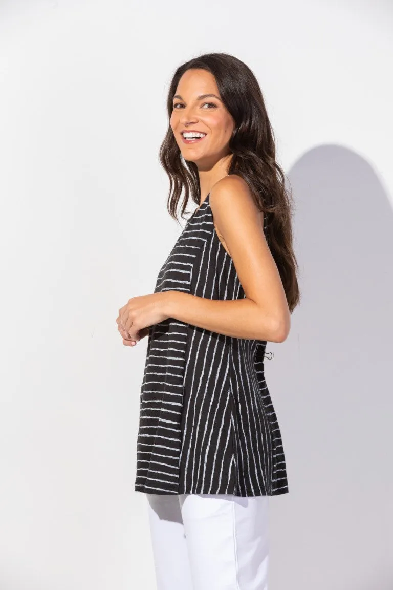 Escape by Habitat tank, tunic panel stripes