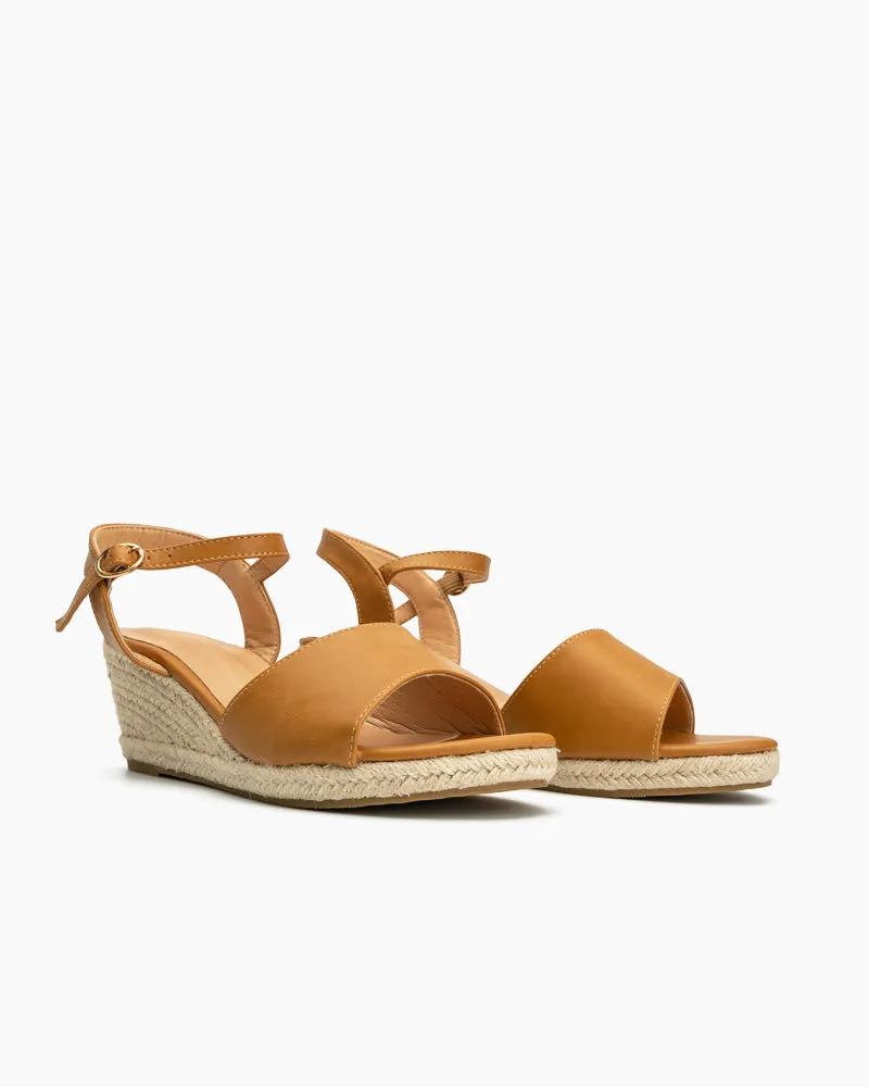 Espadrille Platform Open Toe Wedge Sandals