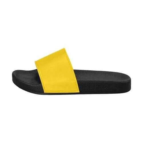 Flip-Flop Sandals, Golden Yellow Women's Slides