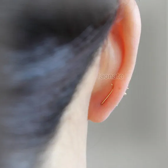 Flower and Leaf  Ear Climber