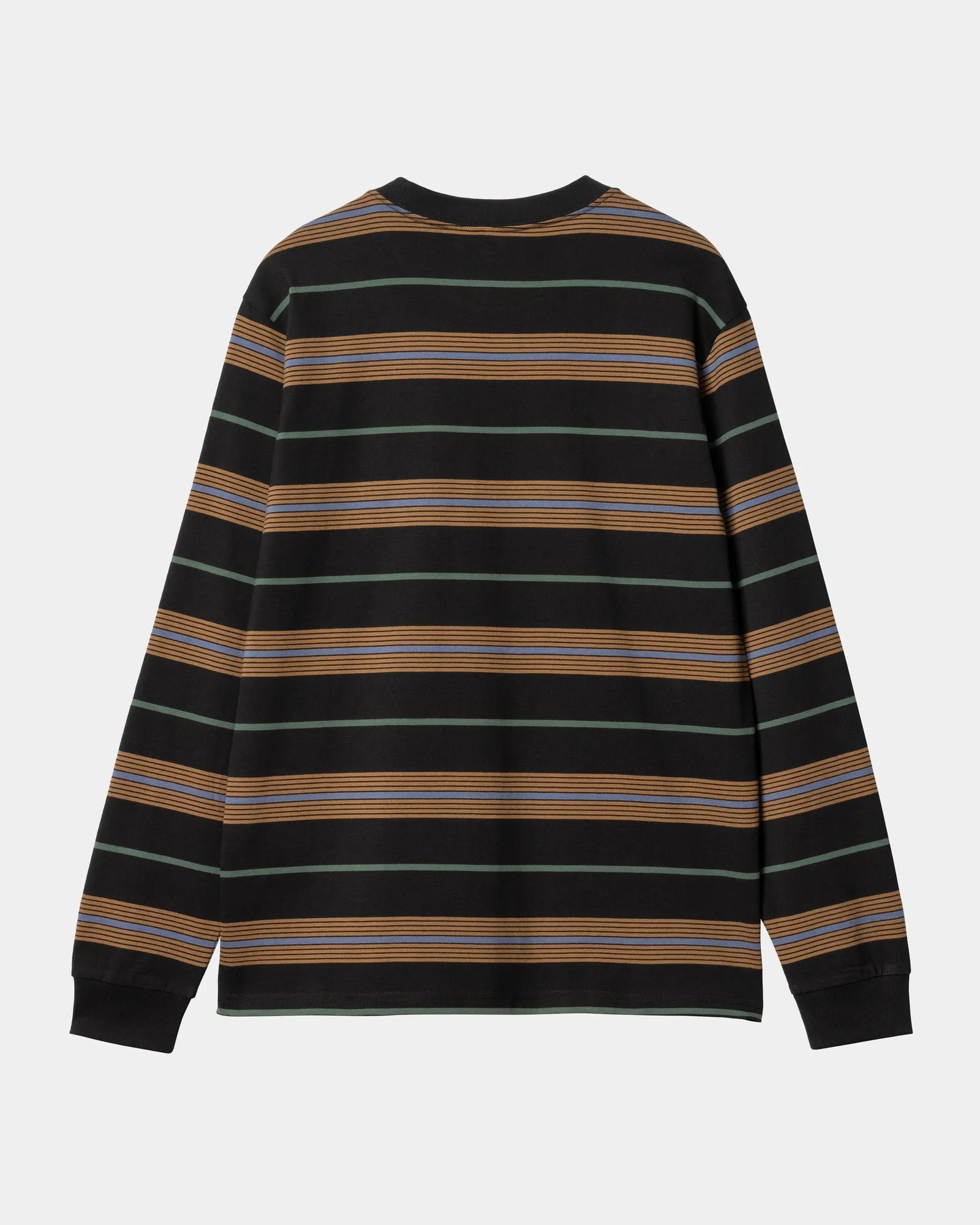 Haynes Stripe Long Sleeve T-Shirt |  Black