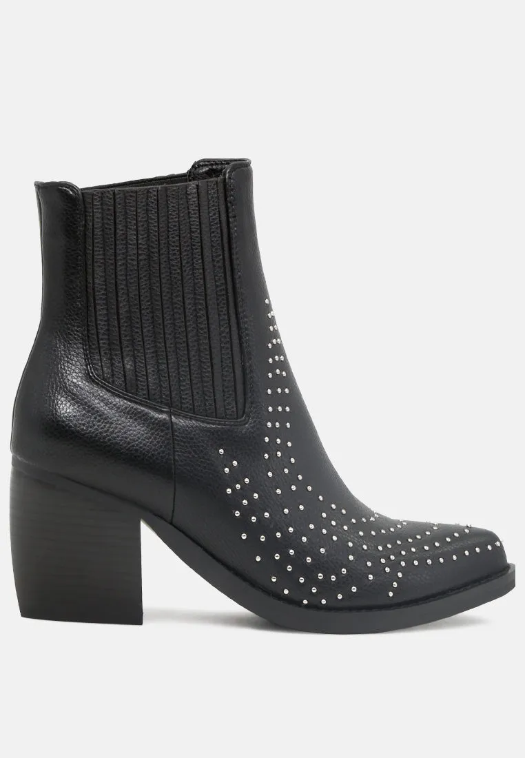 Hilda Elastic Chelsea Boots For Women