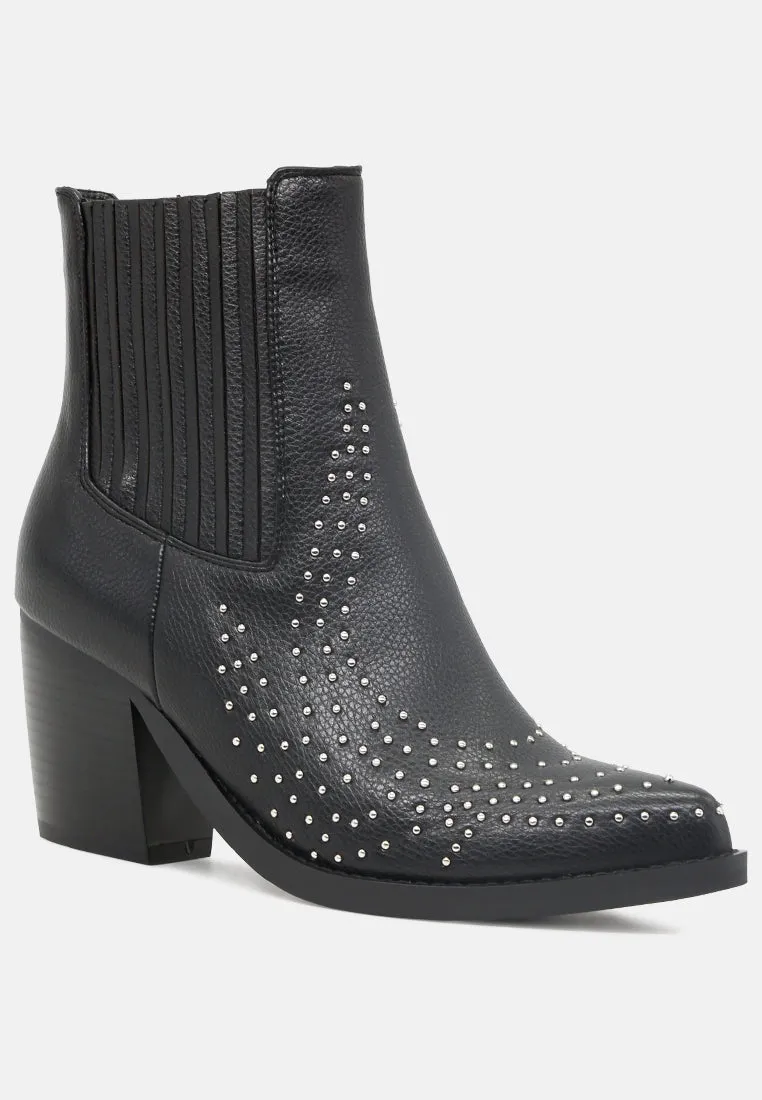 Hilda Elastic Chelsea Boots For Women