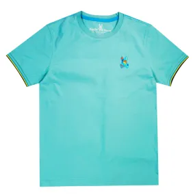 Hilsboro Chest Hit Multi Bunny Tee (Coastal Blue) /D14