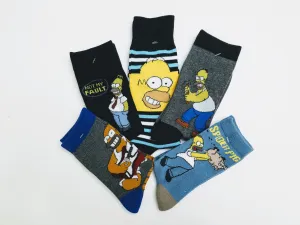 Homer Simpson Crew Socks