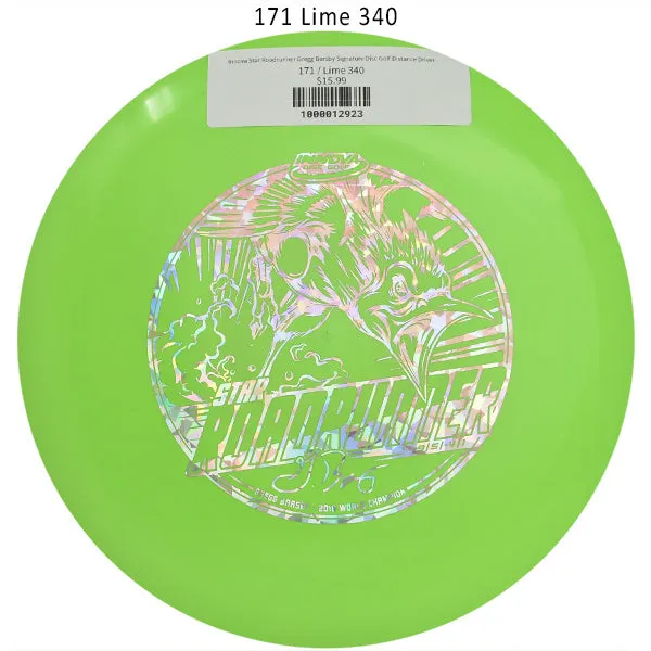 Innova Star Roadrunner Gregg Barsby Signature Disc Golf Distance Driver