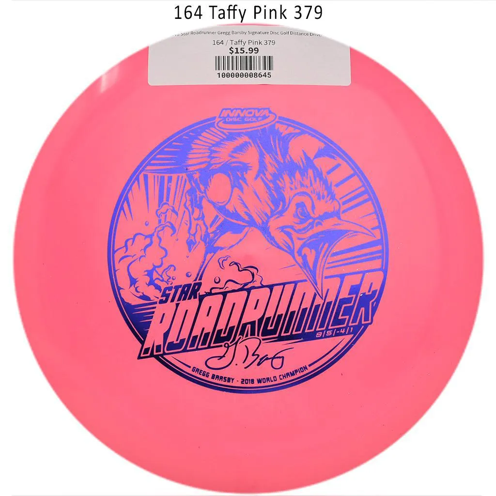 Innova Star Roadrunner Gregg Barsby Signature Disc Golf Distance Driver