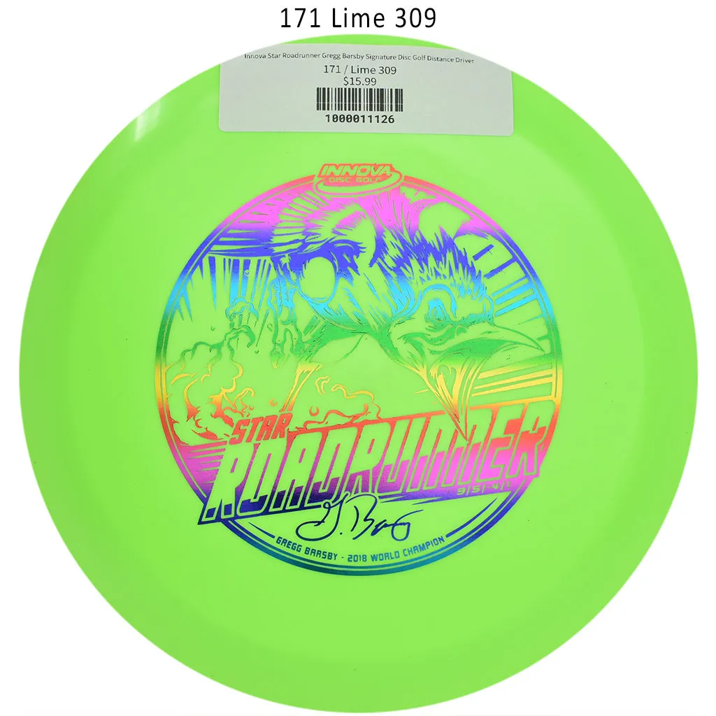 Innova Star Roadrunner Gregg Barsby Signature Disc Golf Distance Driver