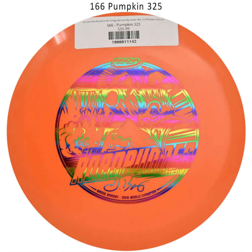 Innova Star Roadrunner Gregg Barsby Signature Disc Golf Distance Driver