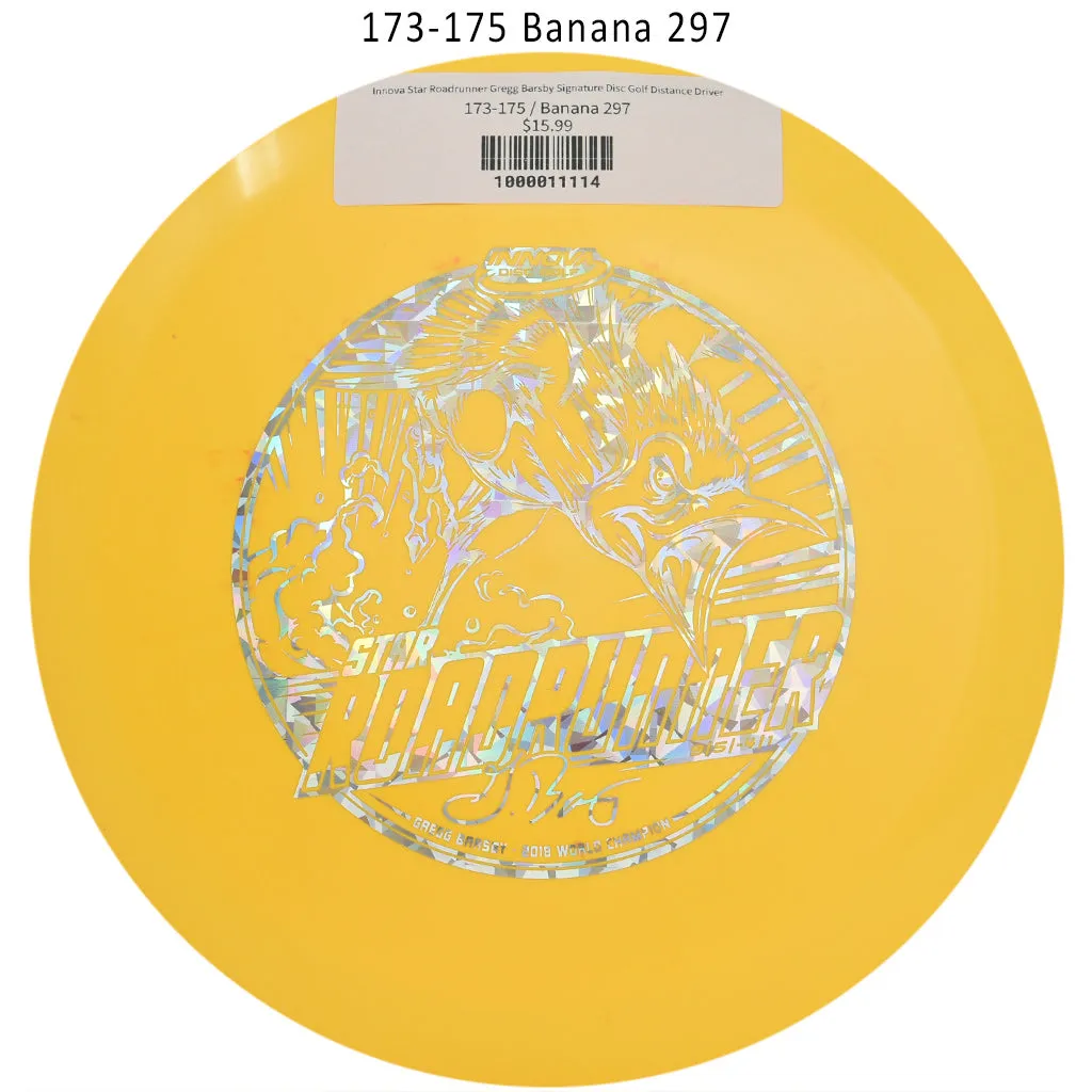 Innova Star Roadrunner Gregg Barsby Signature Disc Golf Distance Driver