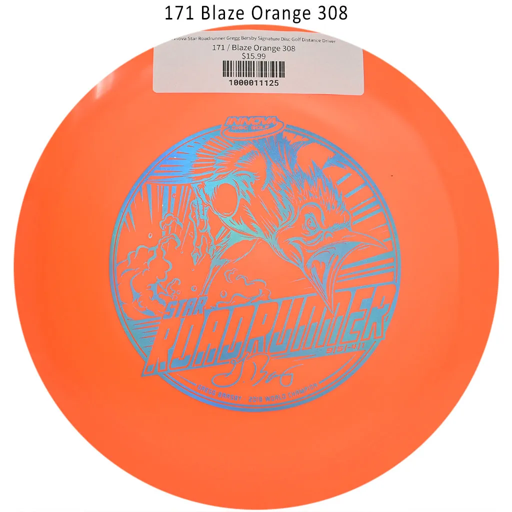 Innova Star Roadrunner Gregg Barsby Signature Disc Golf Distance Driver