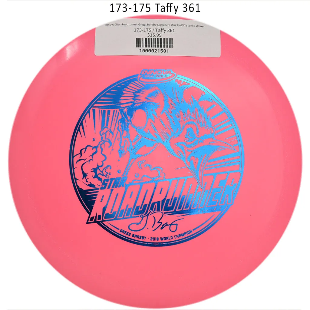 Innova Star Roadrunner Gregg Barsby Signature Disc Golf Distance Driver