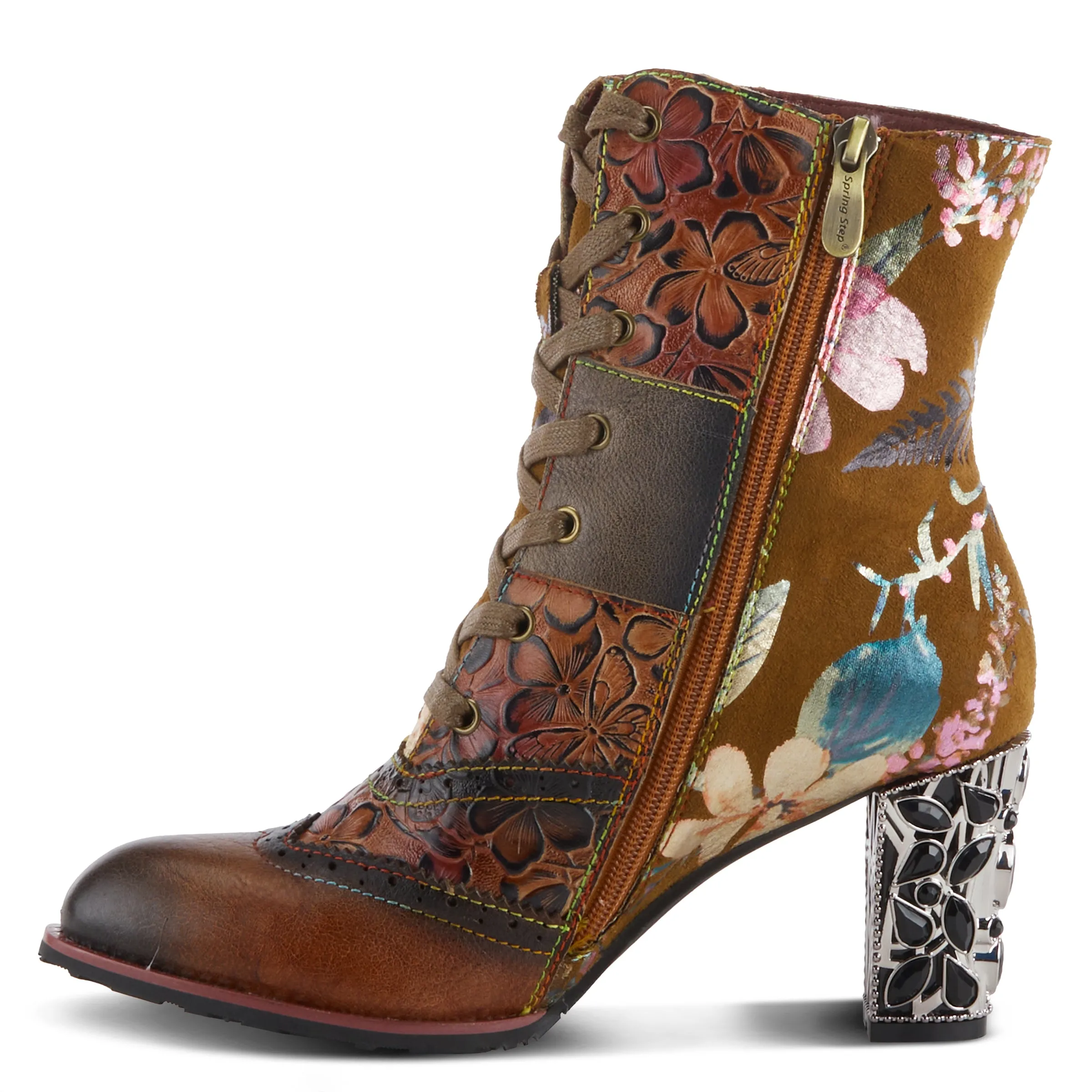 L'ARTISTE CHERRYLA WESTERN MID CALF BOOTIE