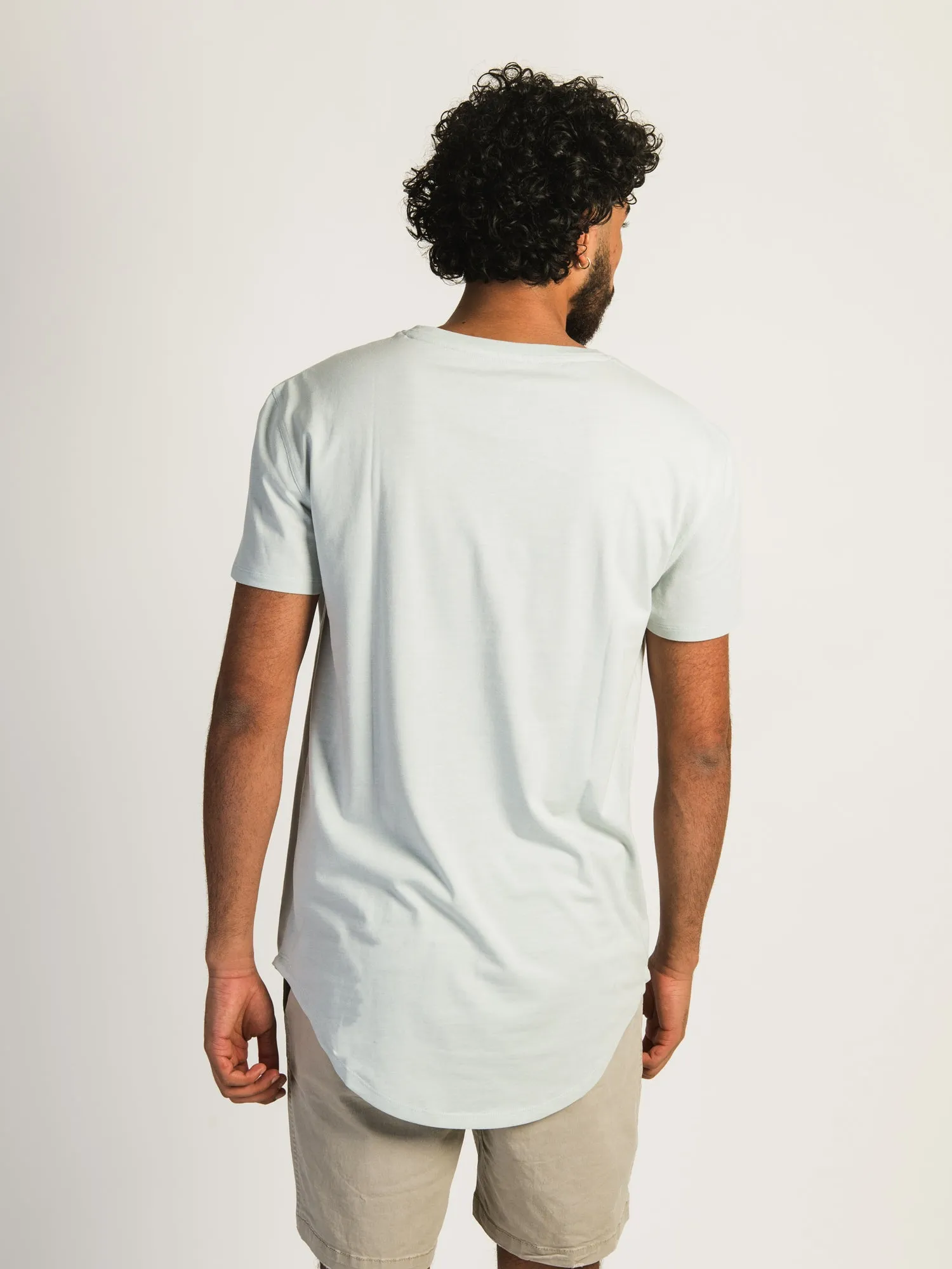 LONGLINE TEE - LIGHT BLUE