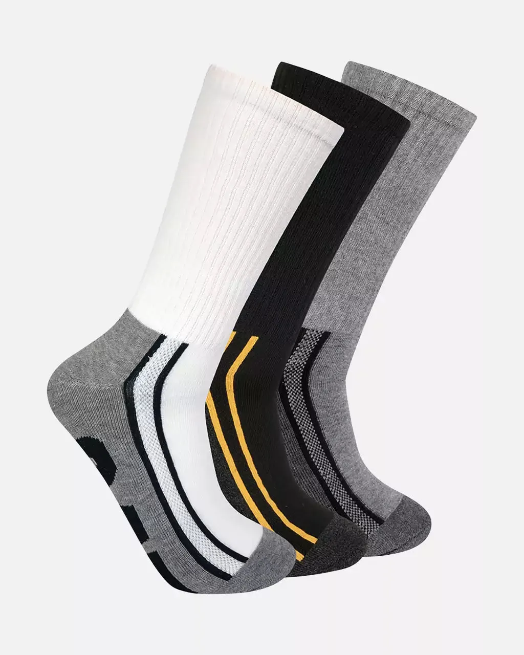 Men's Half Cushion Crew Socks (3 Pack)