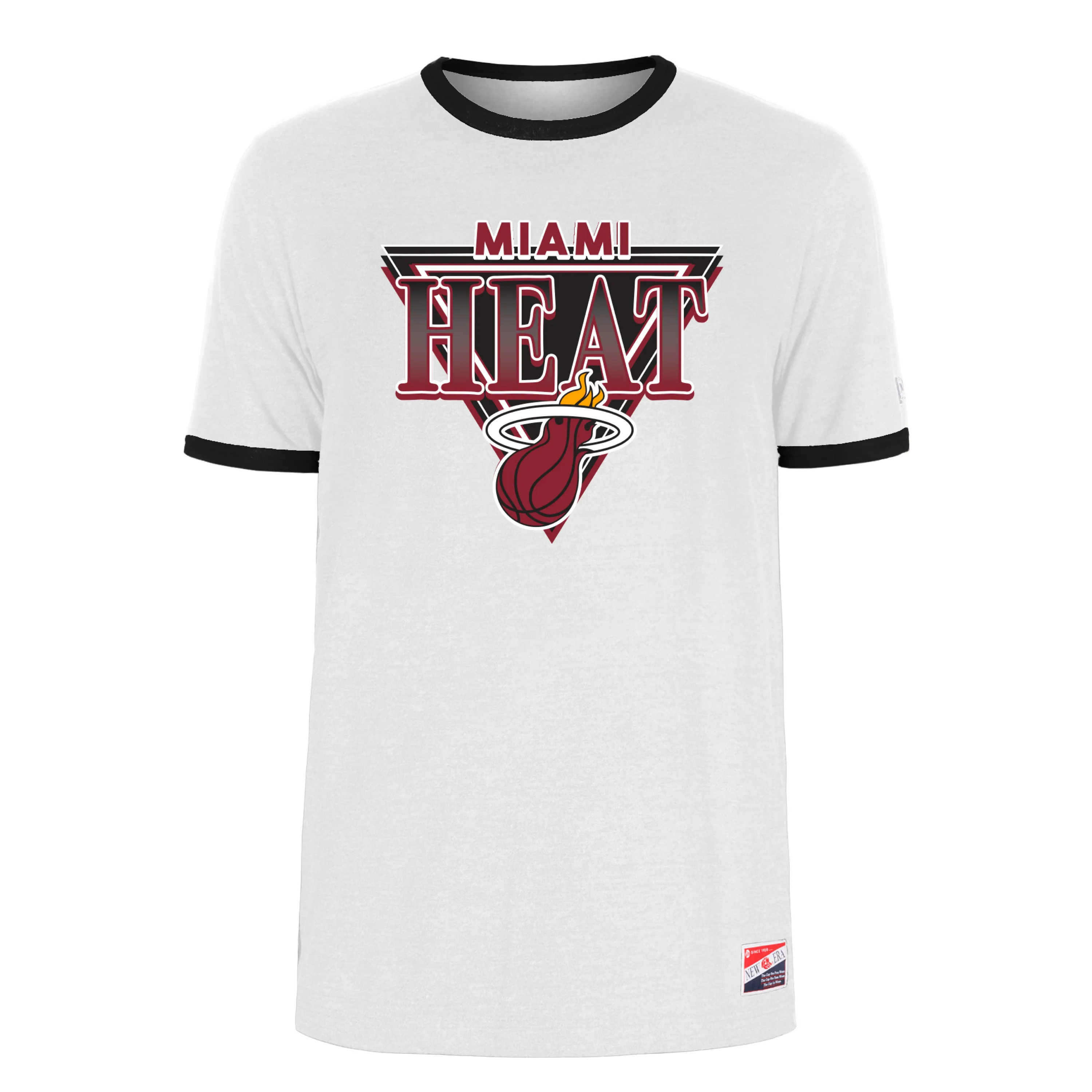 New Era Miami HEAT Ringer Tee