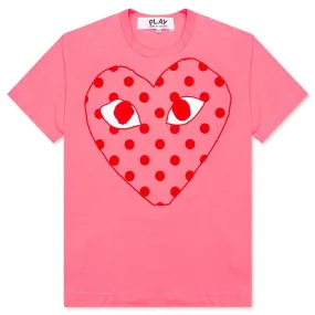 Pastelle Polka Dot Logo T-Shirt - Pink