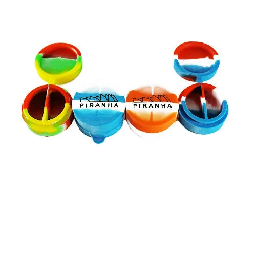 Piranha Silicone Flip Top Split Container