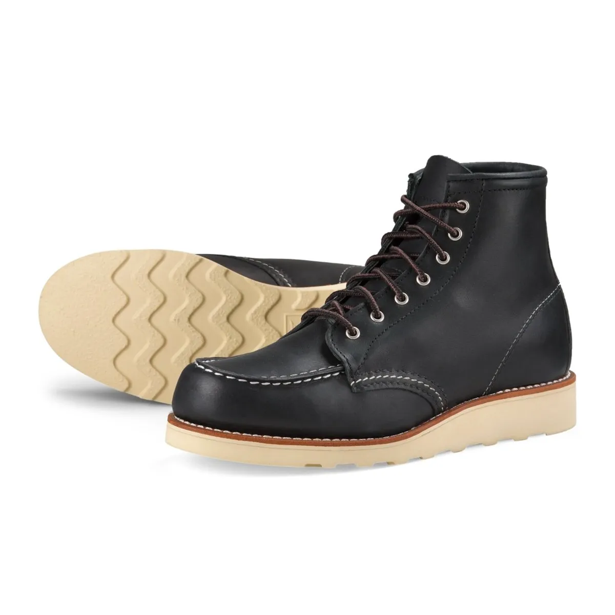 Red Wing Women's 6-Inch Classic Moc 3373 Black