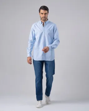 SLIM-FIT OXFORD SHIRT  - SKY BLUE