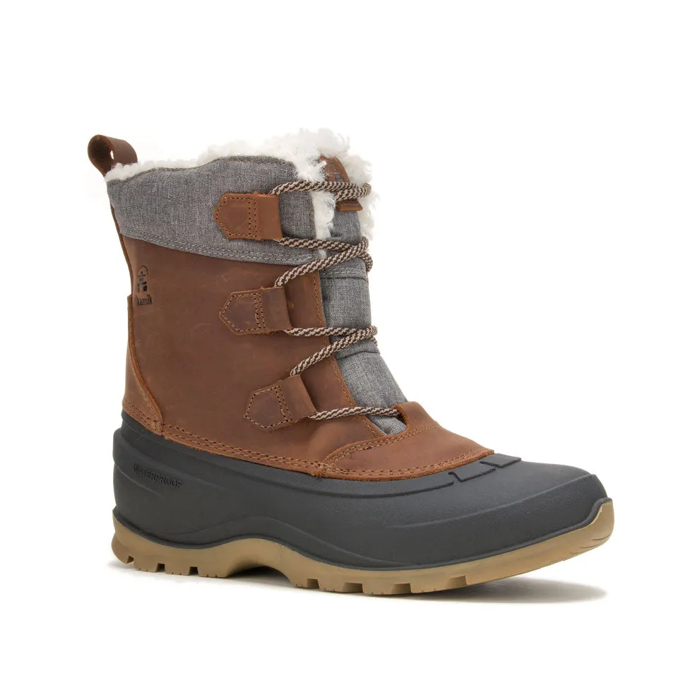 Snowgem Lo Women's Insulated Snow Boot - Cognac