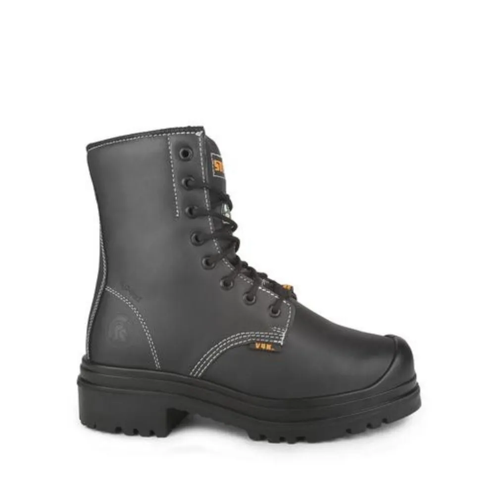 STC Metpro Unisex 8 Steel Toe Work Boots with Internal Metguard - Black 22002