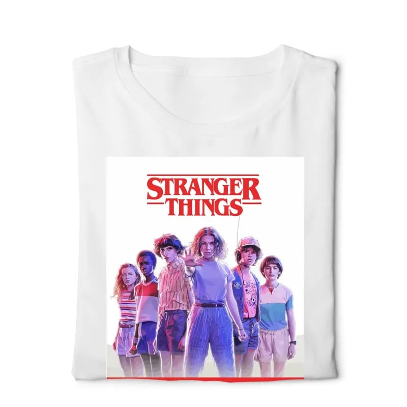 Stranger Things - Digital Graphics Basic T-shirt White