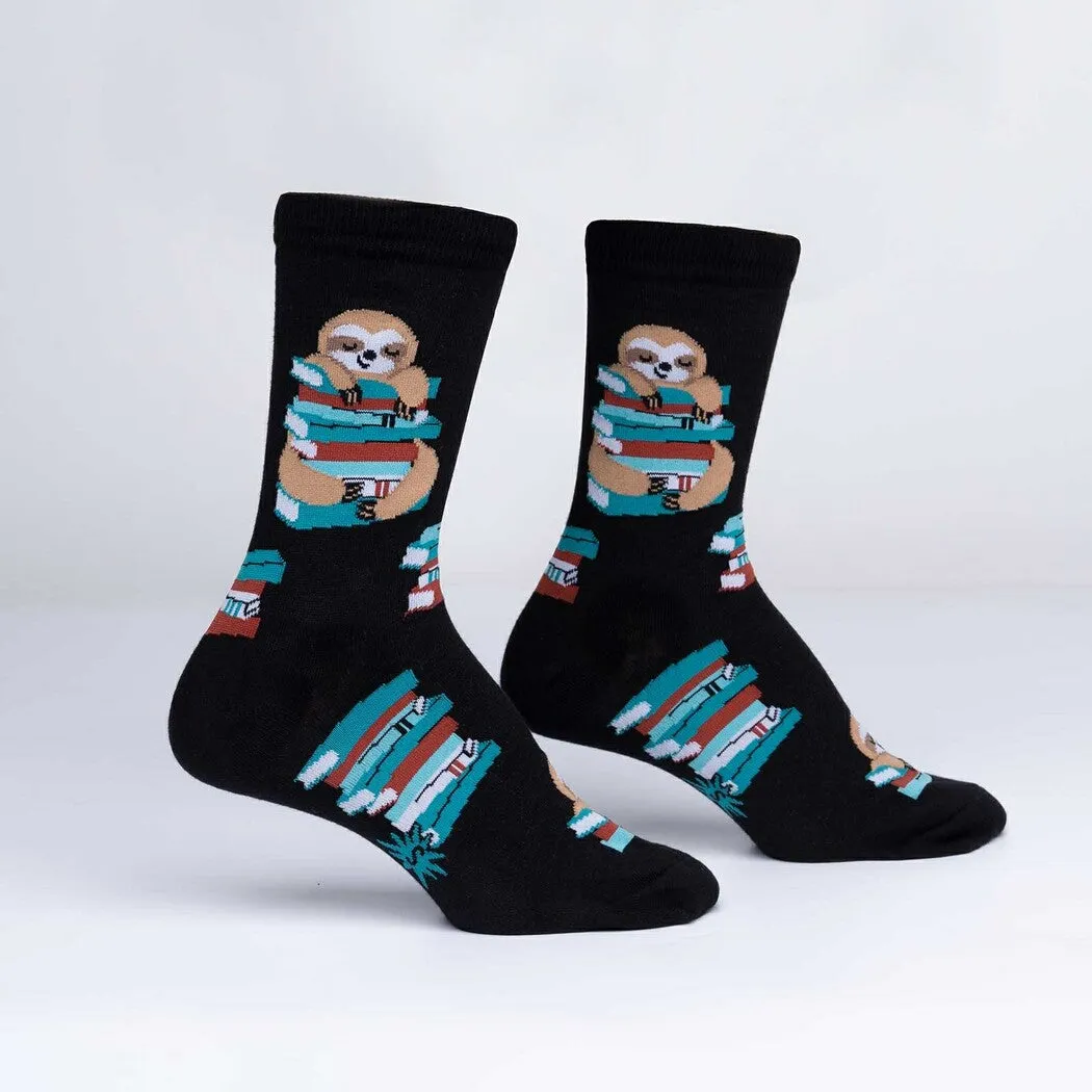 Study Hall Sloth Crew Socks