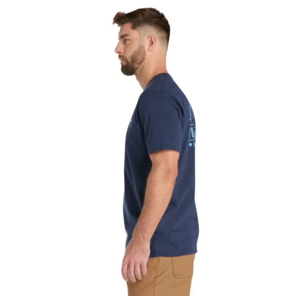 Timberland PRO Men's Short-Sleeve Authentic Graphic Work T-Shirt - Navy