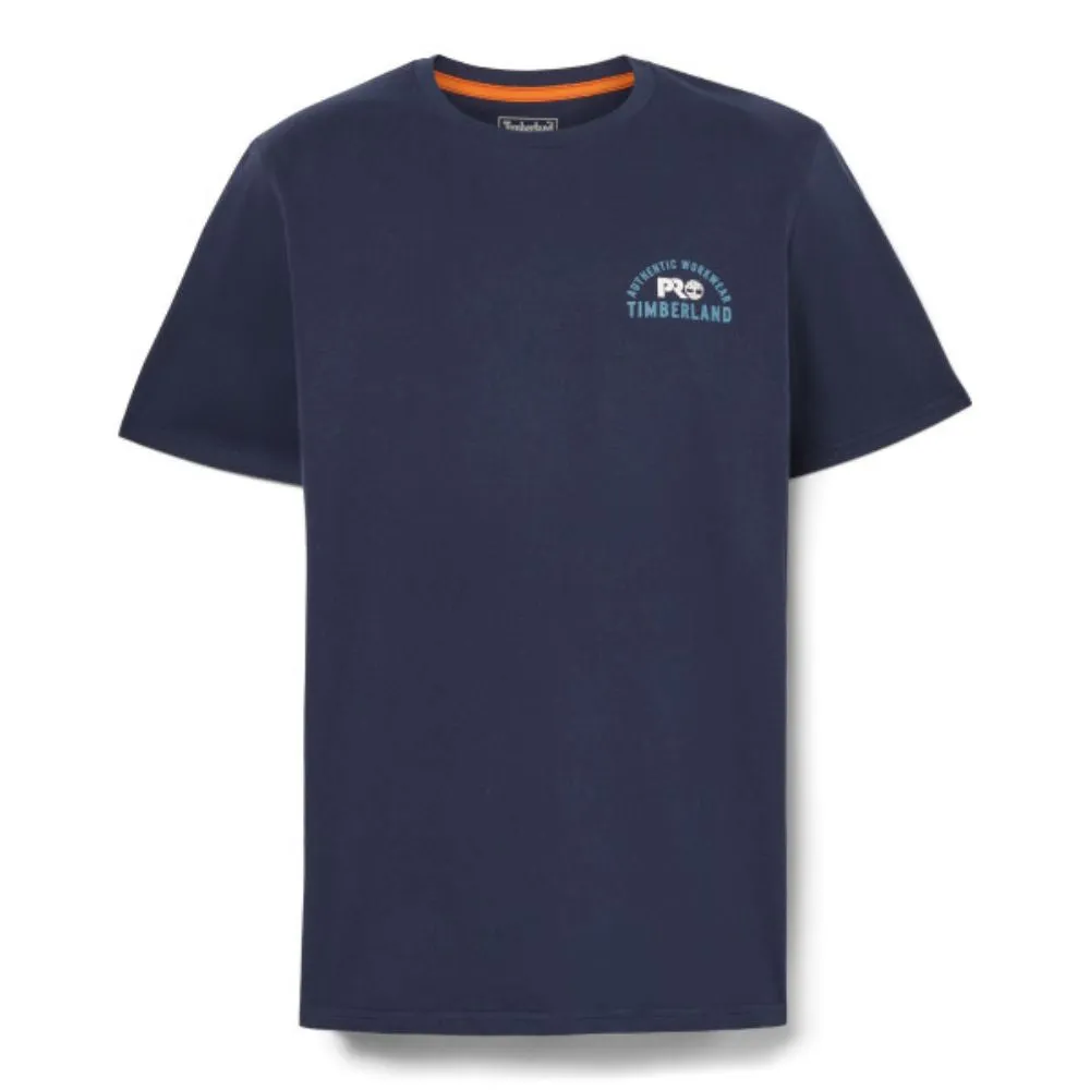 Timberland PRO Men's Short-Sleeve Authentic Graphic Work T-Shirt - Navy