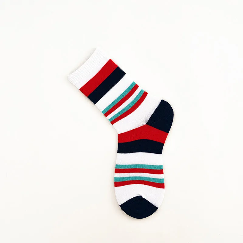 Tube Socks Retro Style Pure Cotton Socks