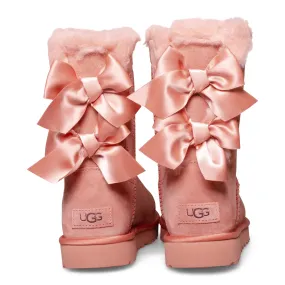 UGG Bailey Bow Satin Clay Pot Boots - Women's