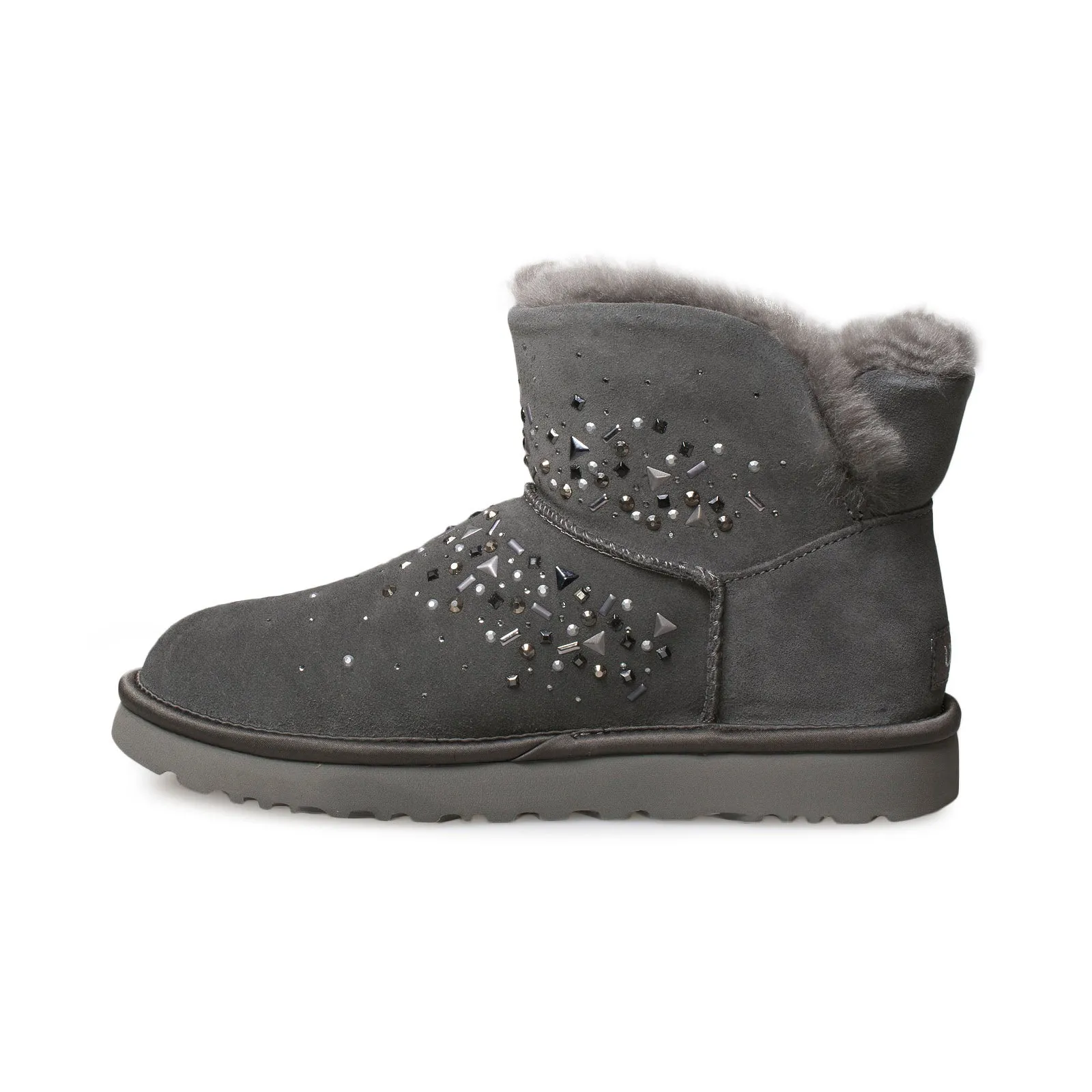 UGG Classic Galaxy Bling Mini Charcoal Boots - Women's